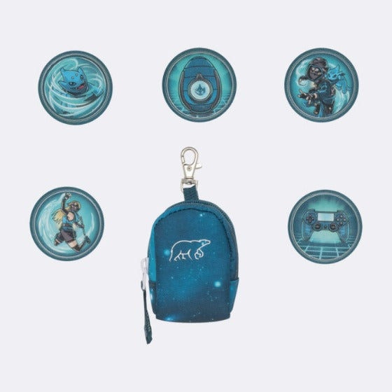 Mini backpack with buttons, Ninja Master