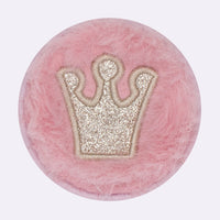 Mini backpack with buttons, Furry