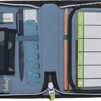 Single section pencil case with content, Camo Rex