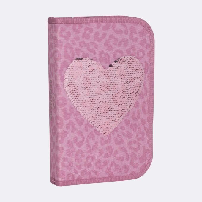 Single section pencil case with content, Furry