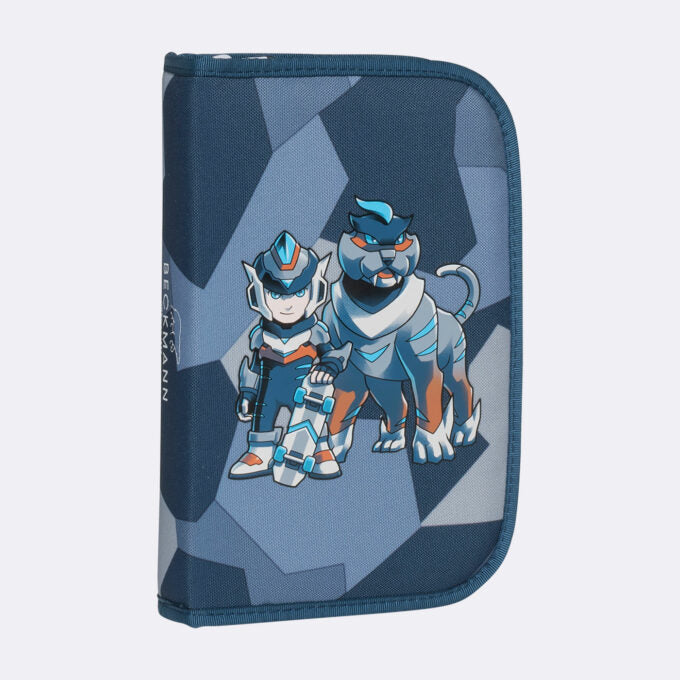 Single section pencil case with content, Tiger Race