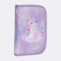 Single section pencil case with content, Candy