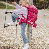 Mini backpack with buttons, Forest Deer