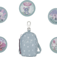 Mini backpack with buttons, Forest Deer Dusty Mint