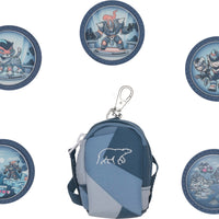 Mini backpack with buttons, Tiger Race