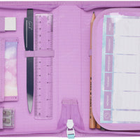 Single section pencil case with content, Unicorn