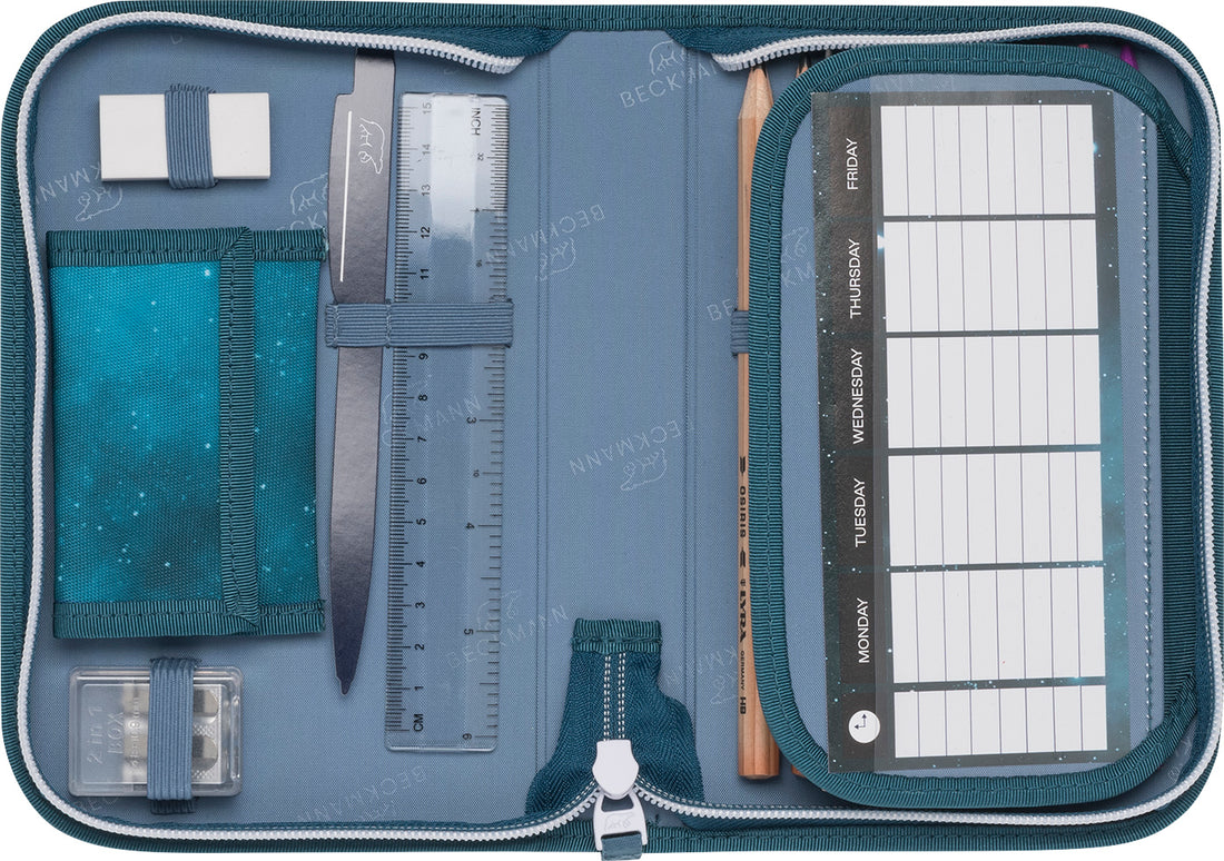 Single section pencil case with content, Ninja Master