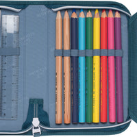 Single section pencil case with content, Ninja Master