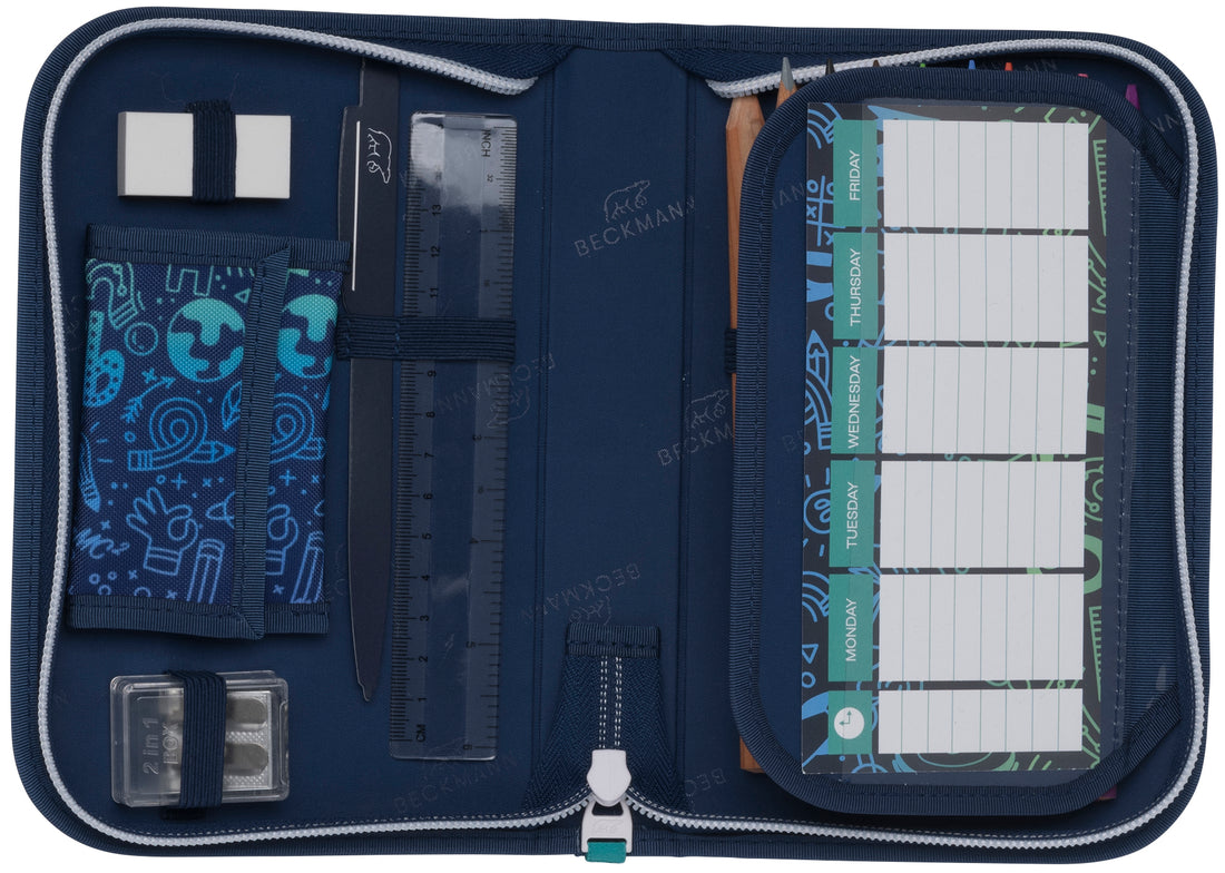 Single section pencil case with content, Science