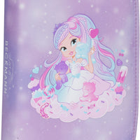 Single section pencil case with content, Candy