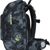 Side View of Best Kids Backpack New Zealand Cameo Print