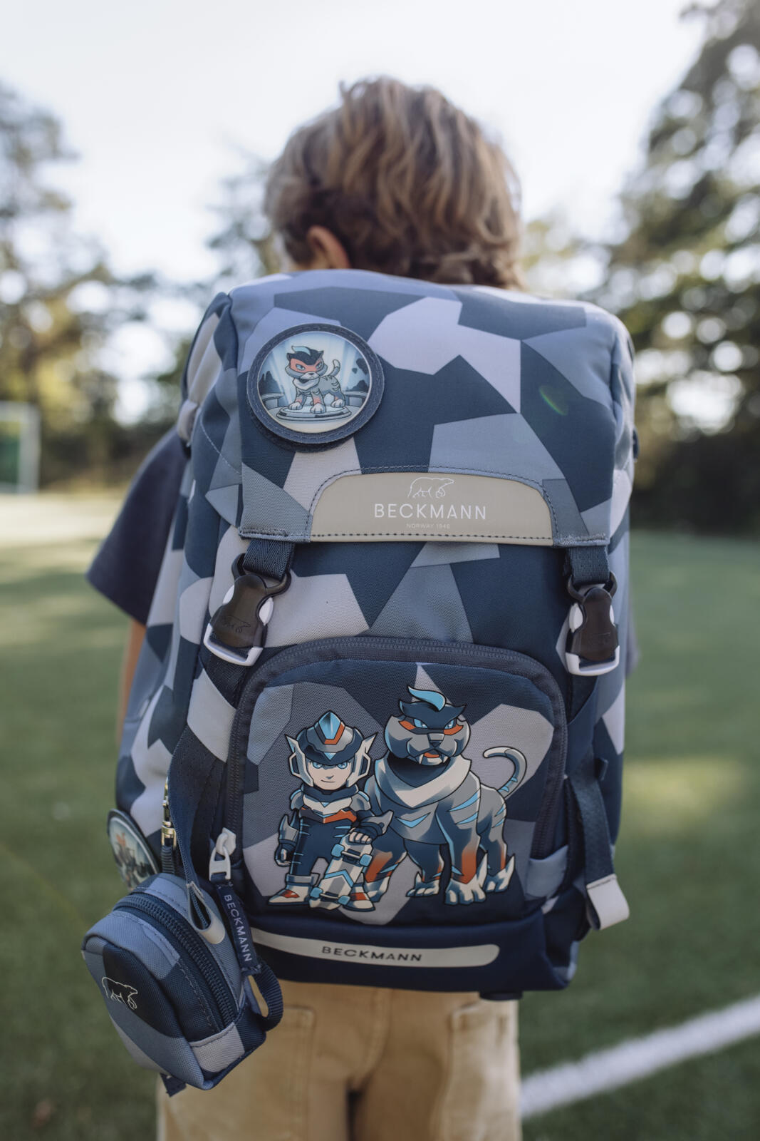 Mini backpack with buttons, Tiger Race