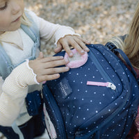 Mini backpack with buttons, Pet Friends Blue