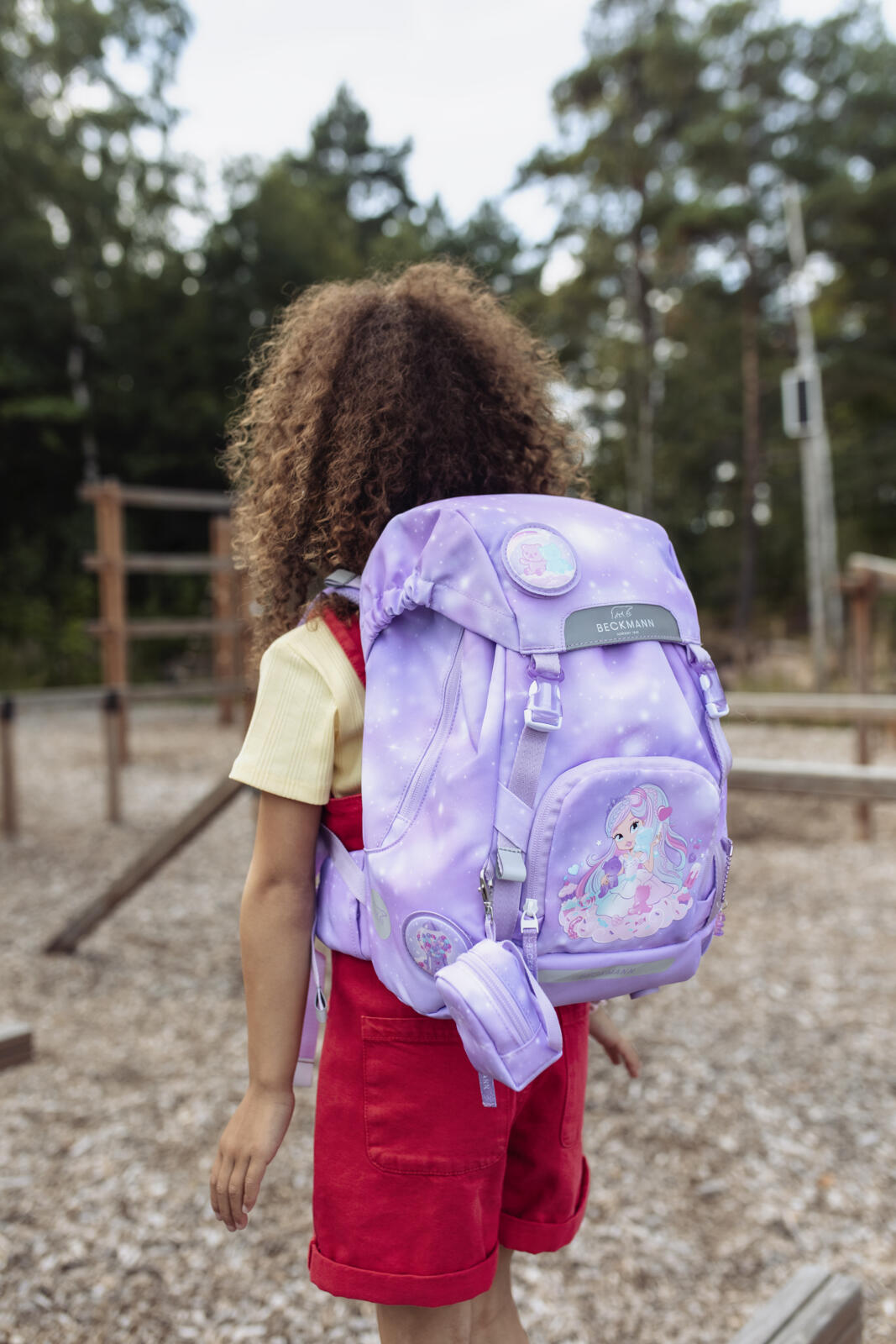 Mini backpack with buttons, Candy