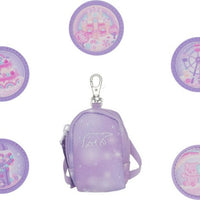 Mini backpack with buttons, Candy