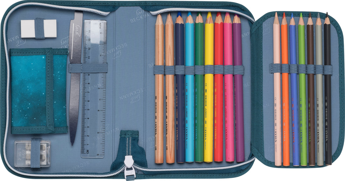 Single section pencil case with content, Ninja Master