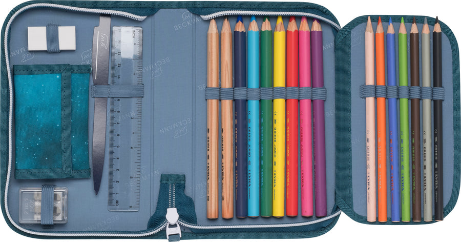 Single section pencil case with content, Candy – Norse Connection