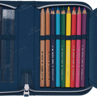 Single section pencil case with content, Space Mission