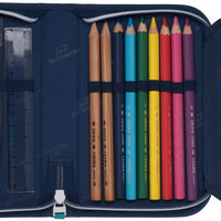 Single section pencil case with content, Science